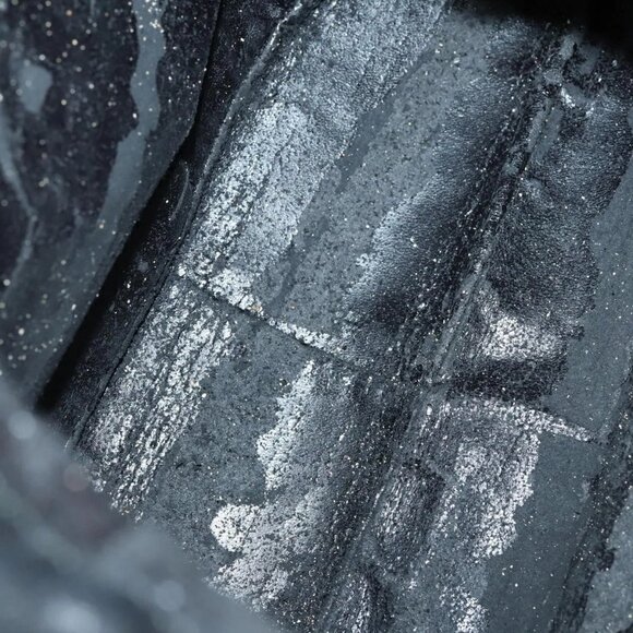 GUCCI Bamboo Shoulder Bag Leather 2way Black Gold - Picture 11 of 16